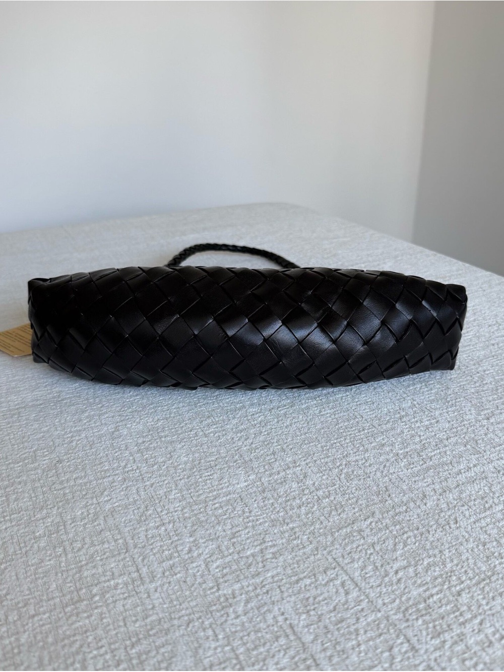 Dragon Diffusion Rosanna Black Woven Leather Shoulder Bag - Picture 4 of 7